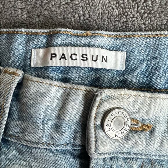 PacSun Jeans - Pacific Sunwear Sky Blue Slim Taper Fit  - 32x30 - Picture 5 of 7